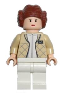 Princess Leia wearing a Hoth outfit with smooth bun hair sw0113a