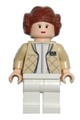Princess Leia wearing a Hoth outfit with smooth bun hair - sw0113a