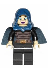 Barriss Offee - dark blue cape and hood sw0379