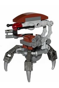 Droideka Destroyer Droid with mechanical pearl dark gray arms sw0441