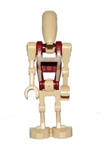 Battle Droid Security with straight arm - solid pattern on torso sw0600