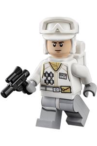 Hoth Rebel Trooper white uniform (tan beard, backpack) sw0734