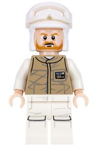 Hoth Rebel Trooper dark tan uniform (frown) sw0735