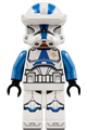 Clone Trooper Specialist, 501st Legion (Phase 2) with blue arms, macrobinoculars, nougat head, helmet with holes - sw1248