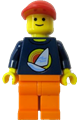 Lego Brand Store Male, Surfboard on Ocean - Beachwood - tls009