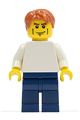 Lego Brand Store Male, Plain White Torso, Cheek Lines - tls065