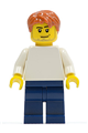 Lego Brand Store Male, Plain White Torso, Stubble - tls067
