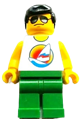 Lego Brand Store Male, Surfboard on Ocean - Toronto Yorkdale - tls084