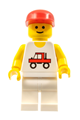 Trucker - White Legs, Red Cap - trc004