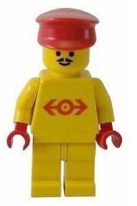 Railway Employee Lego Loco 1, Red Plastic Cape trn102a