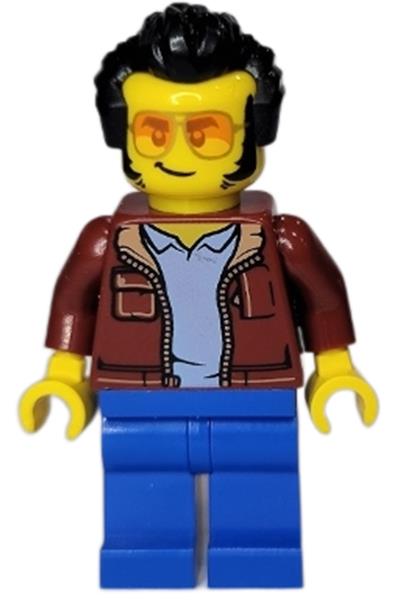 Lego Man Dark Red Jacket Minifigure Twn Brickeconomy