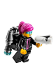 Agent Caila Phoenix with jet pack with sticker - uagt018s