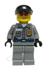 Police - Security Guard, Dark Gray Legs, Dark Blue Cap, Dark Blue Vest wc001