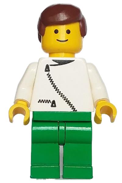 Lego Male In Jacket With Zipper Minifigure Zip Brickeconomy