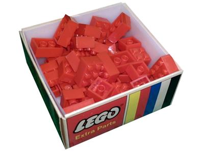 051 LEGO Samsonite 49 Red Assorted Basic Bricks thumbnail image