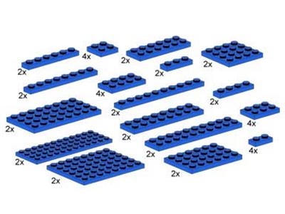 10011 LEGO Assorted Blue Plates thumbnail image