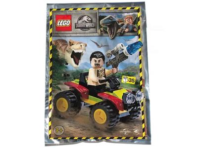 122009 LEGO Jurassic World Vic Hoskins with Buggy thumbnail image