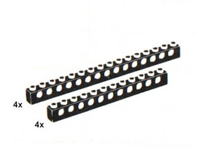 1223 LEGO Technic Black Beams thumbnail image