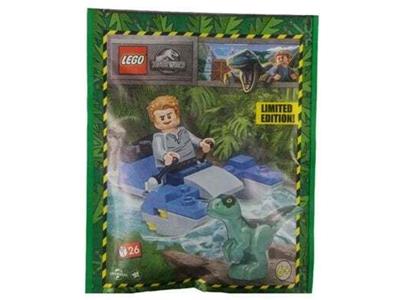 122331 LEGO Jurassic World Owen with Swamp Speeder and Raptor thumbnail image