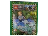 122331 LEGO Jurassic World Owen with Swamp Speeder and Raptor