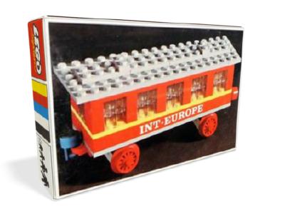 123 LEGO Trains Passenger Coach thumbnail image
