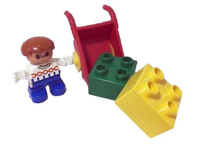 2271 LEGO Duplo Boy with Barrow thumbnail image