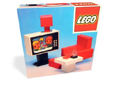 274 LEGO Homemaker Color TV and Chair thumbnail image