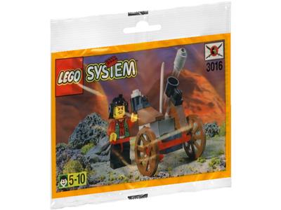 3016 LEGO Castle Ninja Master and Heavy Gun thumbnail image