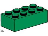 3461 LEGO 2x4 Dark Green Bricks