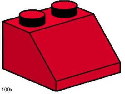 3496 LEGO 2x2 Roof Tiles Steep Sloped Red thumbnail image