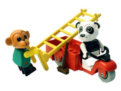 3628 LEGO Fabuland Perry Panda and Chester Chimp thumbnail image