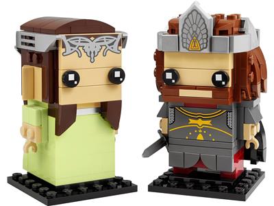 40632 LEGO BrickHeadz The Lord of the Rings Aragorn and Arwen thumbnail image