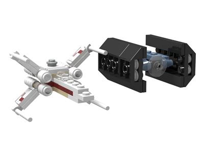 4484 LEGO Star Wars X-Wing Fighter & TIE Advanced thumbnail image