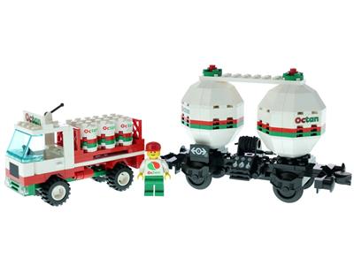 4537 LEGO Trains Octan Twin Tank Rail Tanker thumbnail image