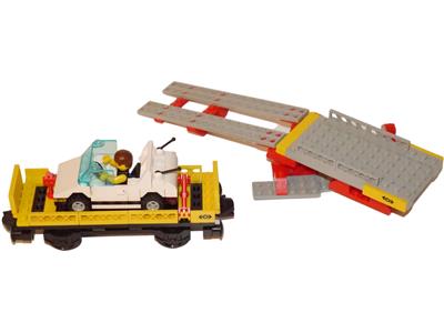 4544 LEGO Trains Car Transport Wagon with Car thumbnail image