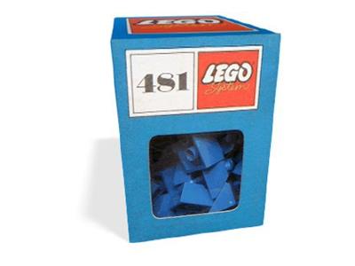 481-6 LEGO Slopes Regular, Double, Angle, Valley and Corner Blue thumbnail image