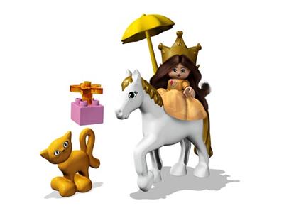 4825 LEGO Duplo Princess Castle Princess and Horse thumbnail image