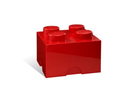 5001385 LEGO 4 Stud Red Storage Brick thumbnail image