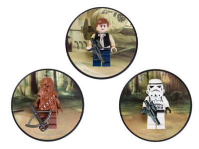 5002824 LEGO Han Solo, Chewbacca and Stormtrooper Magnets thumbnail image