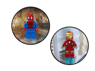 5002827 LEGO Magnet Set Spiderman and Iron Man thumbnail image