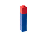 5004896 LEGO Square Drinking Bottle Blue with Red Lid