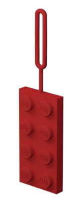 5005340 LEGO 2x4 Red Silicone Luggage Tag thumbnail image