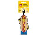 5005582 LEGO Hot Dog Guy Luggage Tag