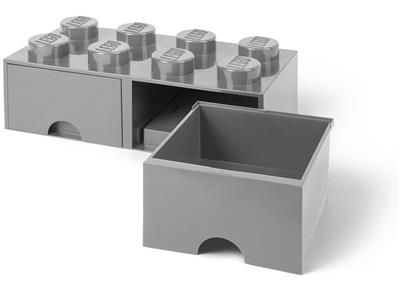 5005720 LEGO 8 Stud Medium Stone Gray Storage Brick Drawer thumbnail image