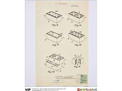 5005996 Belgian Patent for LEGO Elements 1958 thumbnail image