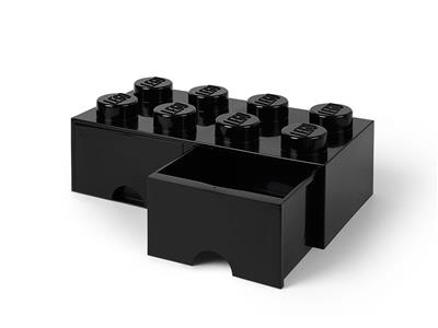 5006248 LEGO 8 Stud Black Storage Brick Drawer thumbnail image