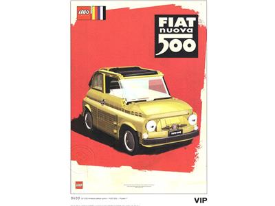 5006310 LEGO Fiat Art Print 7 - Nuova Rosso thumbnail image