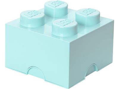 5006935 LEGO 4 Stud Storage Brick Aqua Blue thumbnail image
