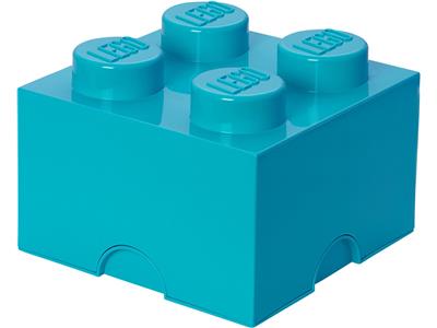5006936 LEGO 4 Stud Storage Brick Azure Blue thumbnail image