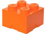 5006937 LEGO 4 Stud Storage Brick Orange